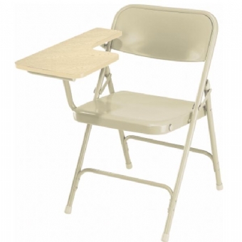 Preimium Steel Folding Chair With Tablet Arm