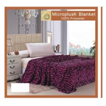 Animal Print Microplush Blanket