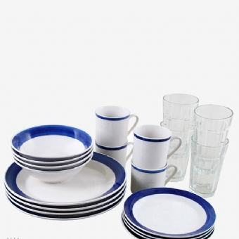 Gibson Dinnerware Blue