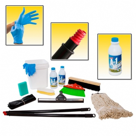 Flood clean up kit