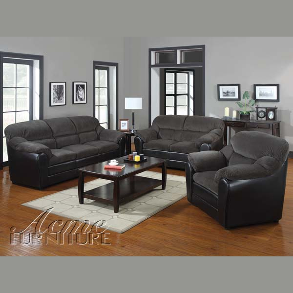 2 pc. Sofa and Love set Leather Match