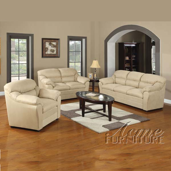 2 pc. Sofa and Love set Microfiber